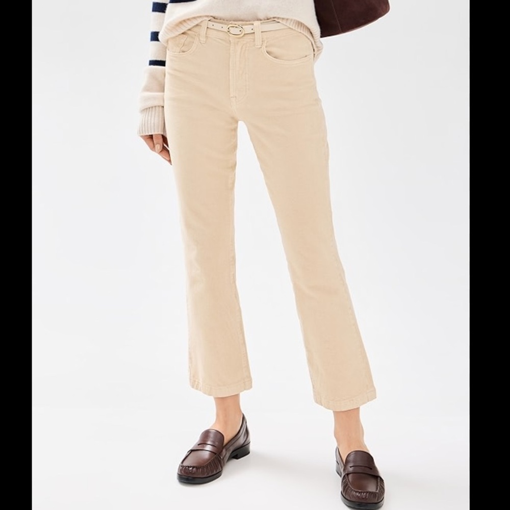 NWT ✨ Faherty Softstretch Cord Flare Summer Sand 32